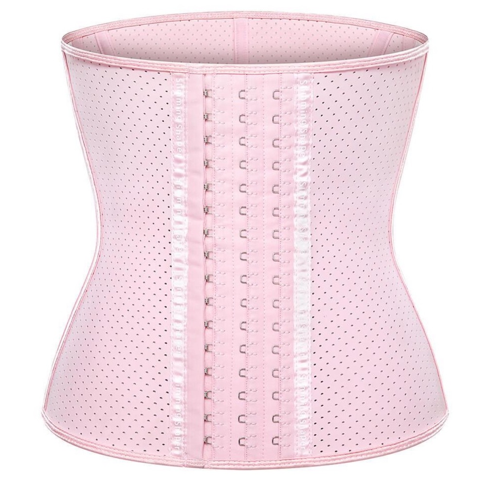 (S)๐BABY PINK WAIST TRAINER CINCHER BREATHABLE - Picture 2 of 15